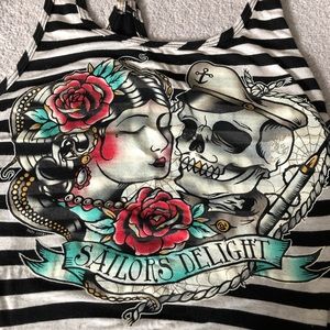 Traditional Style Tattoo Tank Top  🍬 3/$60 🍬